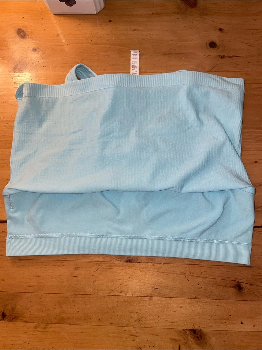 Lululemon- Sz 12- Icing Blue- Ebb to Street Crop Tank- Racerback